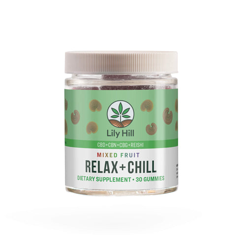 Relax + Chill CBD, CBN, CBG & Reishi Mushroom Gummies
