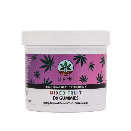 Hemp-Derived Delta-9 THC Mixed Fruit Gummies – 20mg (30 Count)